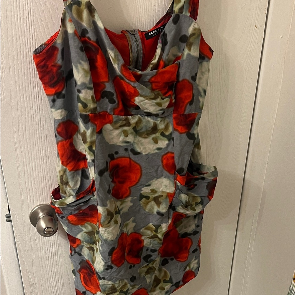 Marc New York Red and Gray Dress